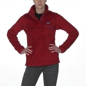 Patagonia Re-Tool Snap Fleece Maroon Pullover